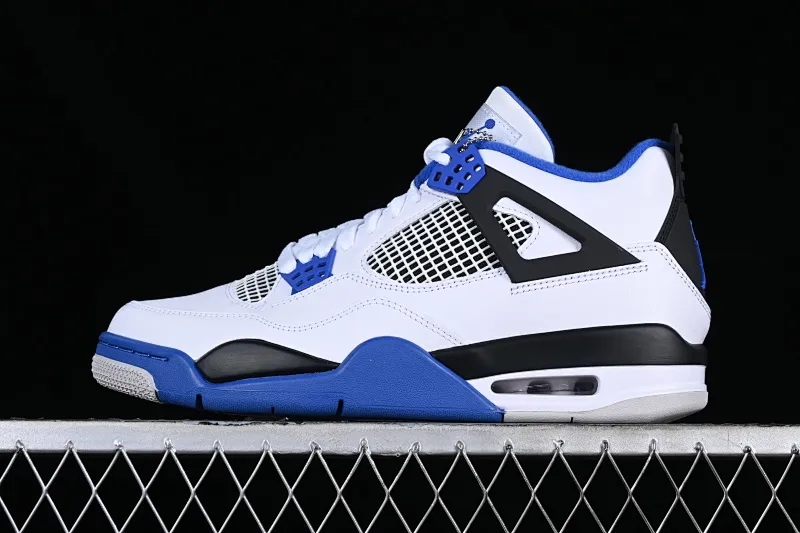 All categories Air Jordan Jordan series basketball shoes Air Jordan 4 GX foreign trade version Air Jordan 4 Retro AJ4 Joe 4 white and blue 308497-117